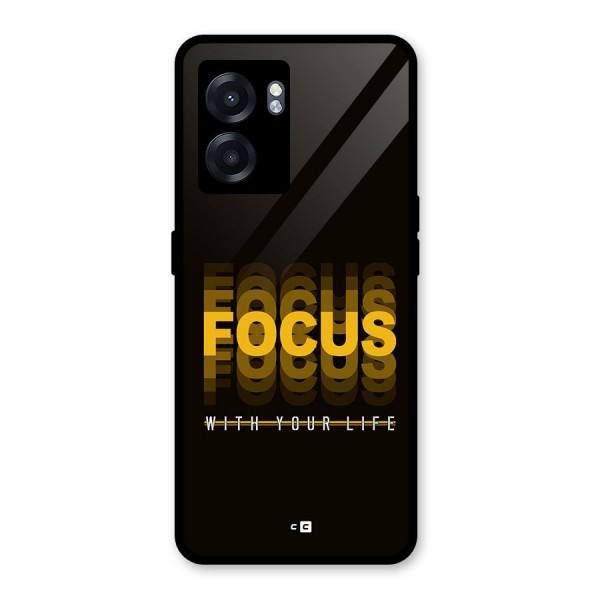 Focus Life Glass Back Case for Oppo K10 (5G)