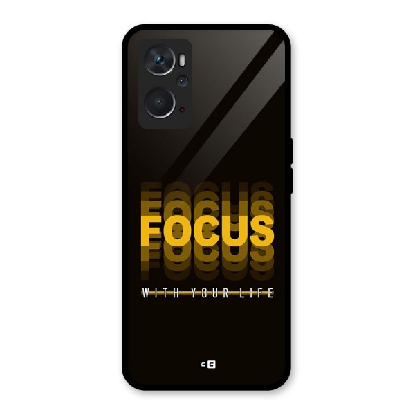 Focus Life Glass Back Case for Oppo K10 4G