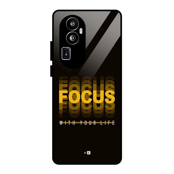 Focus Life Glass Back Case for Oppo Reno10 Pro Plus