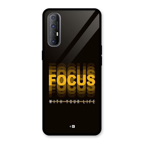 Focus Life Glass Back Case for Oppo Reno3 Pro