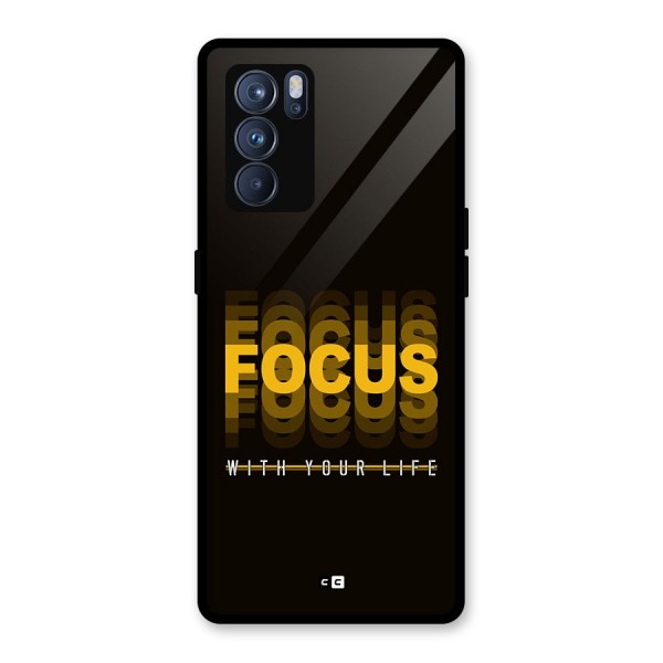 Focus Life Glass Back Case for Oppo Reno6 Pro 5G