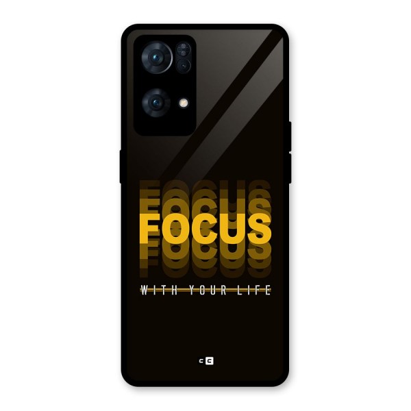 Focus Life Glass Back Case for Oppo Reno7 Pro 5G