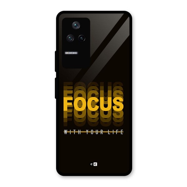 Focus Life Glass Back Case for Poco F4 5G