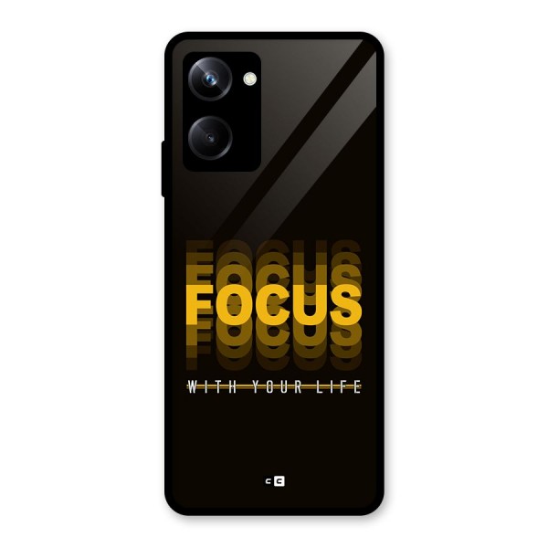 Focus Life Glass Back Case for Realme 10 Pro