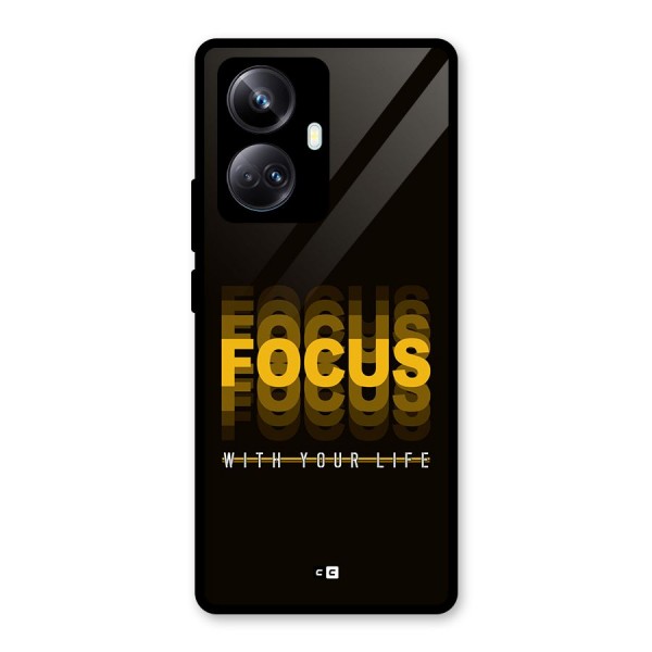 Focus Life Glass Back Case for Realme 10 Pro Plus