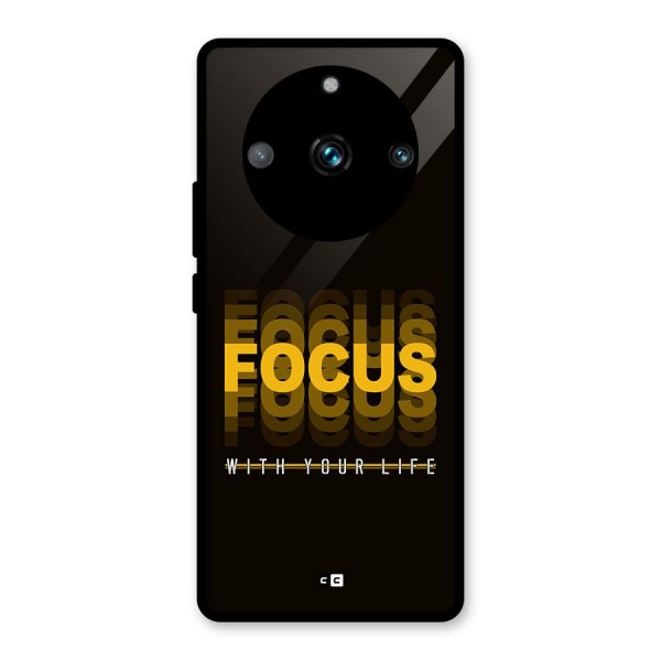 Focus Life Glass Back Case for Realme 11 Pro