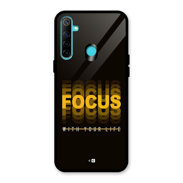 Focus Life Glass Back Case for Realme 5