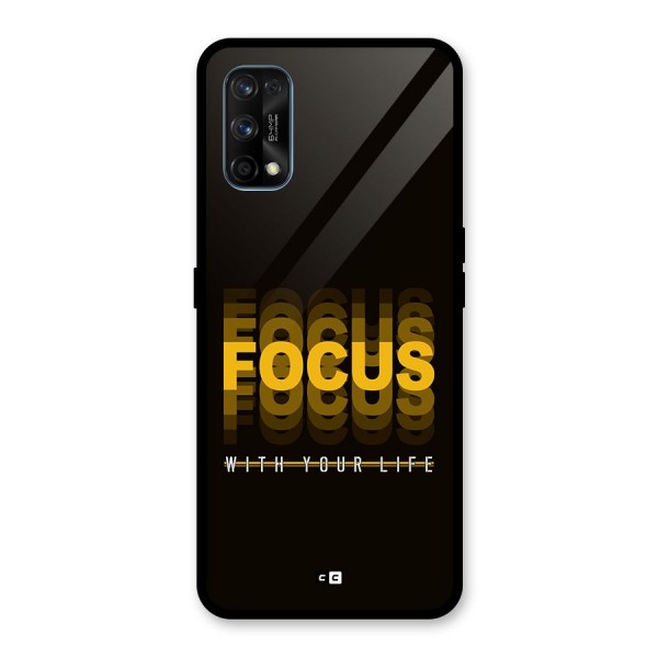 Focus Life Glass Back Case for Realme 7 Pro