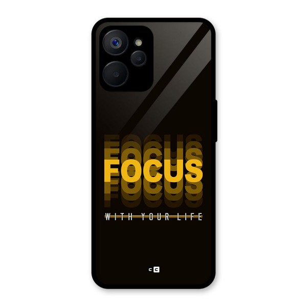 Focus Life Glass Back Case for Realme 9i 5G