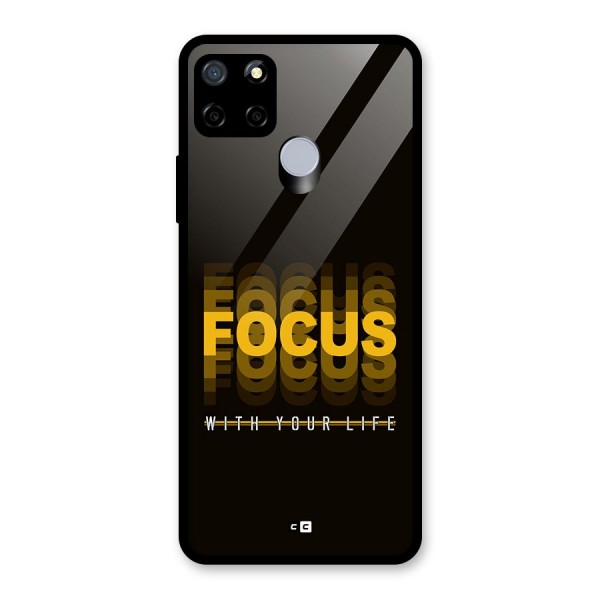 Focus Life Glass Back Case for Realme C15