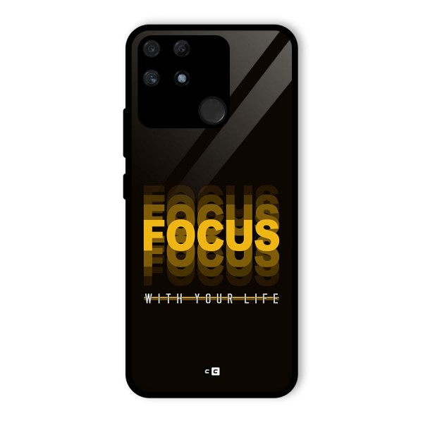 Focus Life Glass Back Case for Realme Narzo 50A