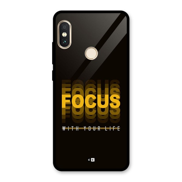 Focus Life Glass Back Case for Redmi Note 5 Pro