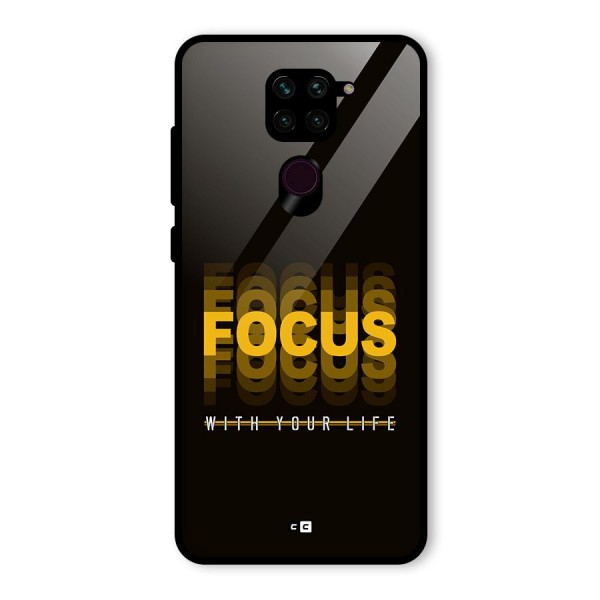 Focus Life Glass Back Case for Redmi Note 9