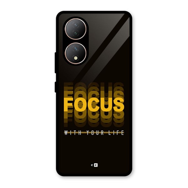 Focus Life Glass Back Case for Vivo T2