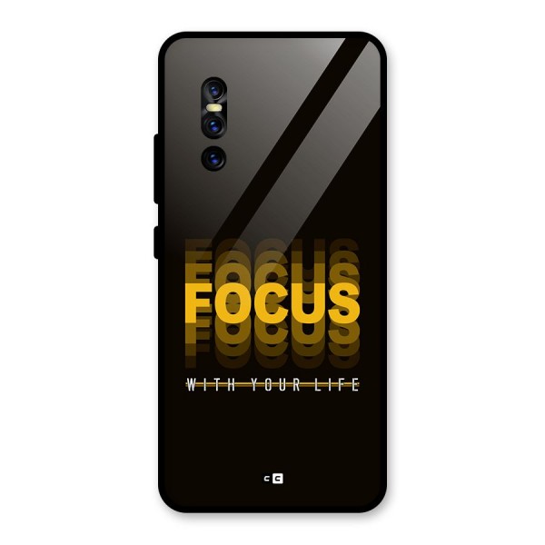 Focus Life Glass Back Case for Vivo V15 Pro