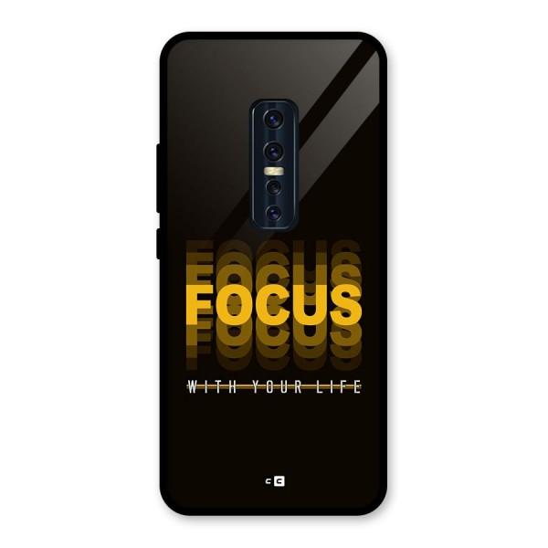 Focus Life Glass Back Case for Vivo V17 Pro