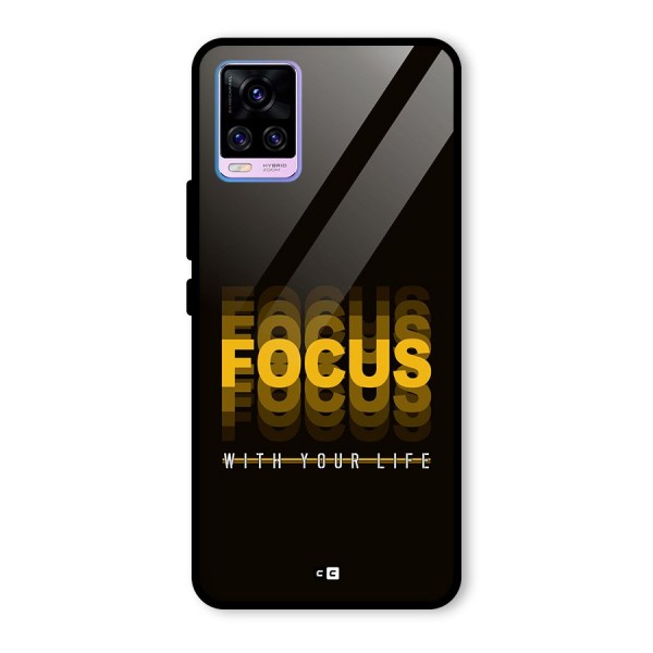 Focus Life Glass Back Case for Vivo V20 Pro