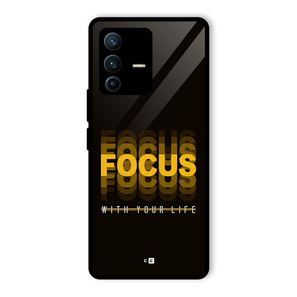 Focus Life Glass Back Case for Vivo V23 Pro