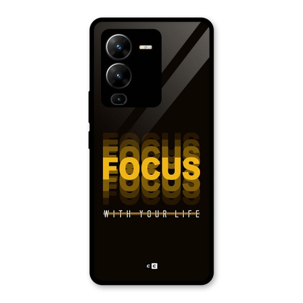 Focus Life Glass Back Case for Vivo V25 Pro