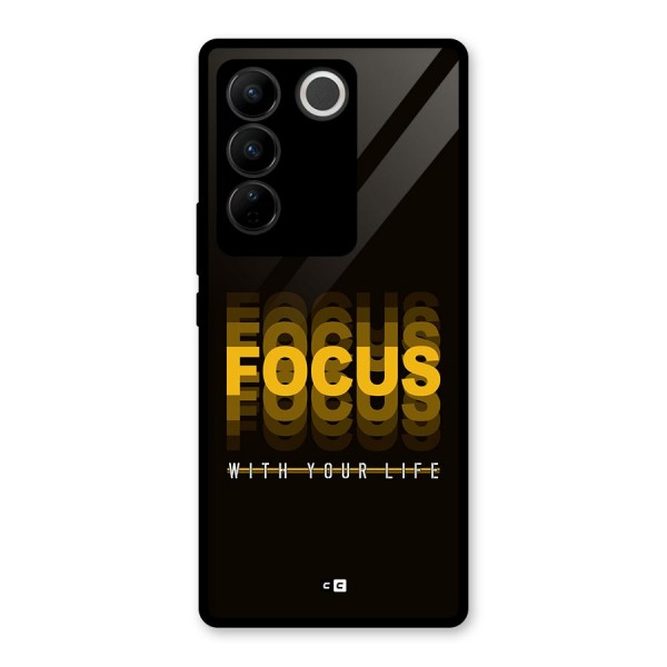 Focus Life Glass Back Case for Vivo V27