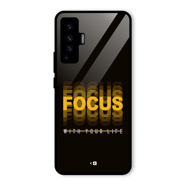 Focus Life Glass Back Case for Vivo X50