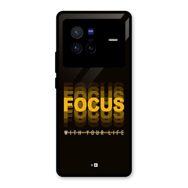 Focus Life Glass Back Case for Vivo X80