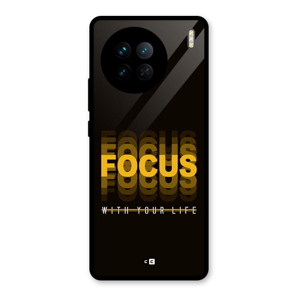 Focus Life Glass Back Case for Vivo X90