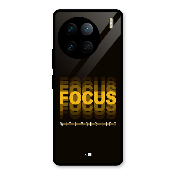 Focus Life Glass Back Case for Vivo X90 Pro