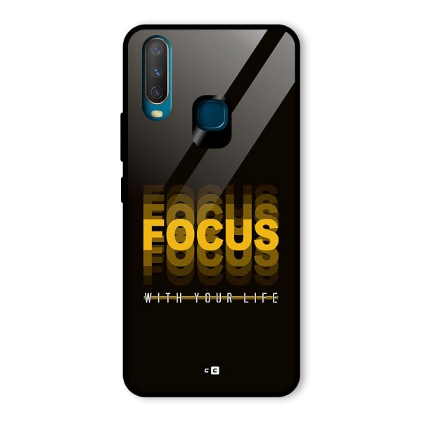 Focus Life Glass Back Case for Vivo Y12