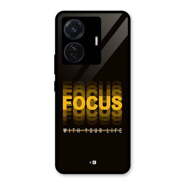 Focus Life Glass Back Case for Vivo iQOO Z6 Pro