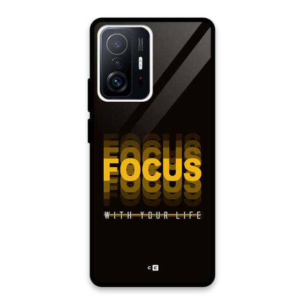 Focus Life Glass Back Case for Xiaomi 11T Pro