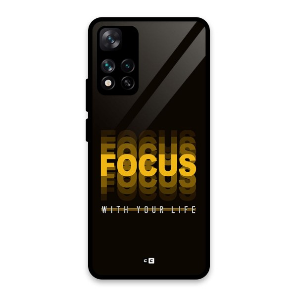 Focus Life Glass Back Case for Xiaomi 11i 5G