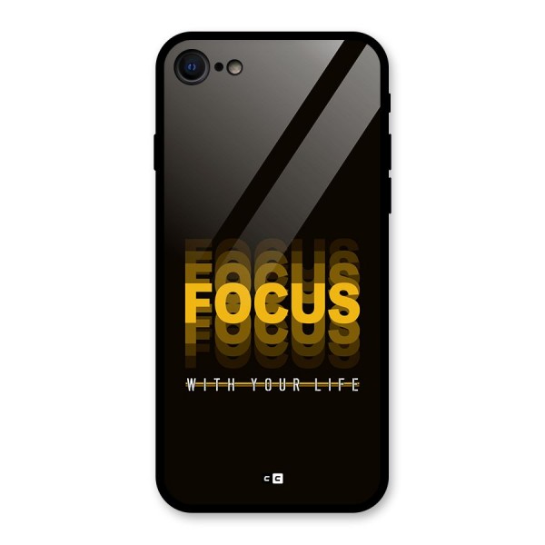 Focus Life Glass Back Case for iPhone 8