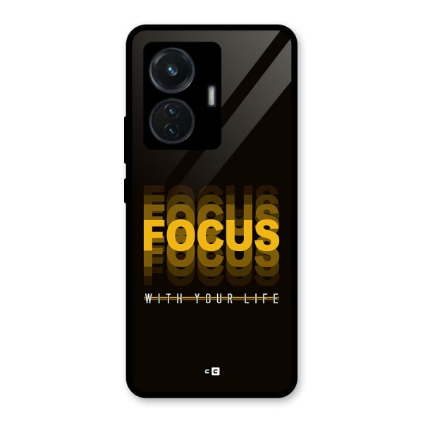 Focus Life Glass Back Case for iQOO Z6 44W