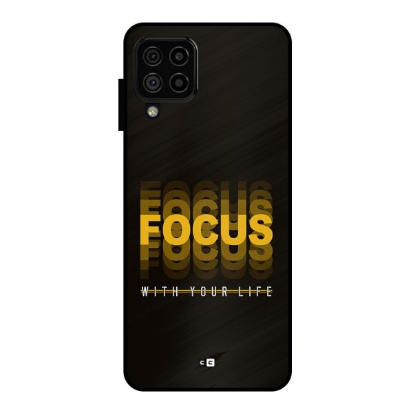 Focus Life Metal Back Case for Galaxy A22 4G