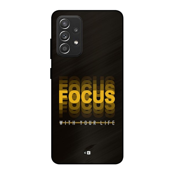 Focus Life Metal Back Case for Galaxy A52s 5G