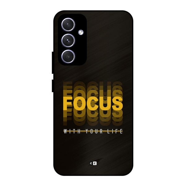 Focus Life Metal Back Case for Galaxy A54