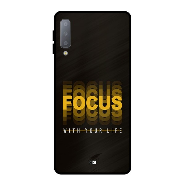 Focus Life Metal Back Case for Galaxy A7 (2018)