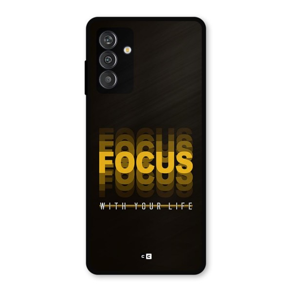 Focus Life Metal Back Case for Galaxy F13