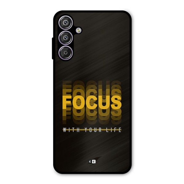 Focus Life Metal Back Case for Galaxy F15