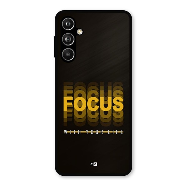 Focus Life Metal Back Case for Galaxy F54