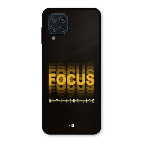 Focus Life Metal Back Case for Galaxy M32