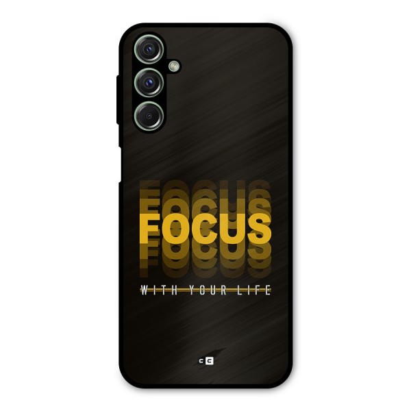 Focus Life Metal Back Case for Galaxy M34