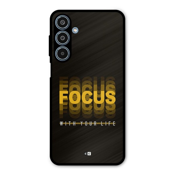 Focus Life Metal Back Case for Galaxy M35