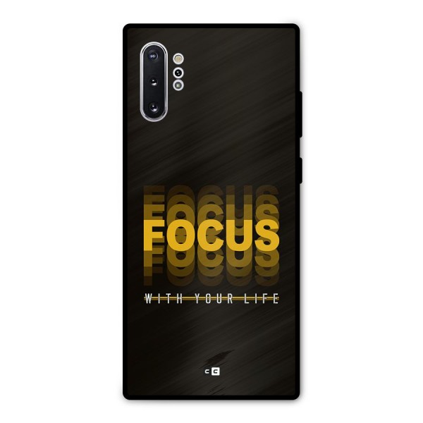 Focus Life Metal Back Case for Galaxy Note 10 Plus