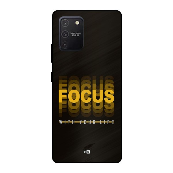 Focus Life Metal Back Case for Galaxy S10 Lite