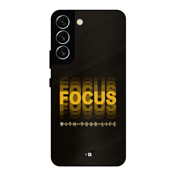 Focus Life Metal Back Case for Galaxy S22 5G