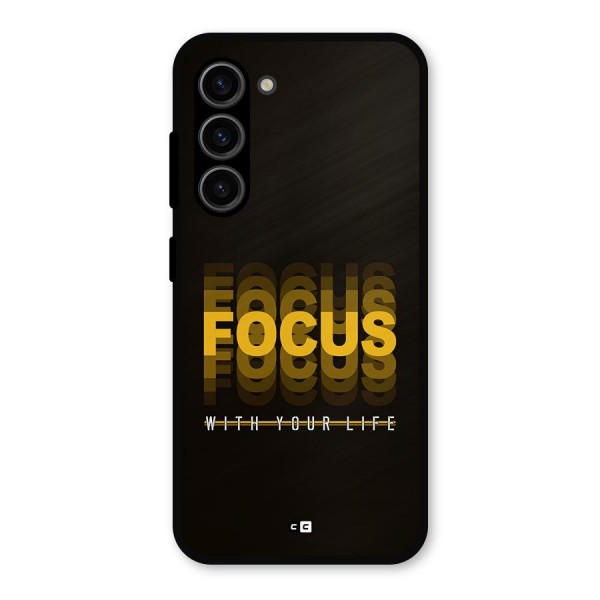 Focus Life Metal Back Case for Galaxy S23