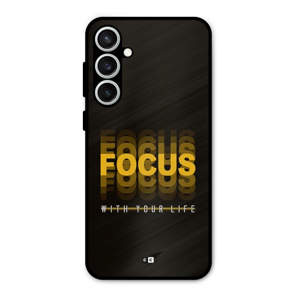 Focus Life Metal Back Case for Galaxy S23 FE