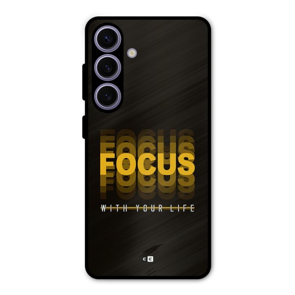 Focus Life Metal Back Case for Galaxy S24